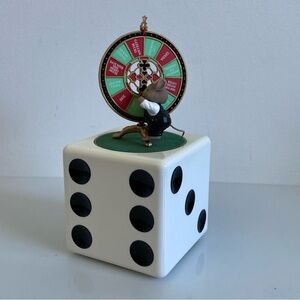 Enesco A Wheel Deal Mice and Dice Casino Mini Action Musical Luck be a Lady